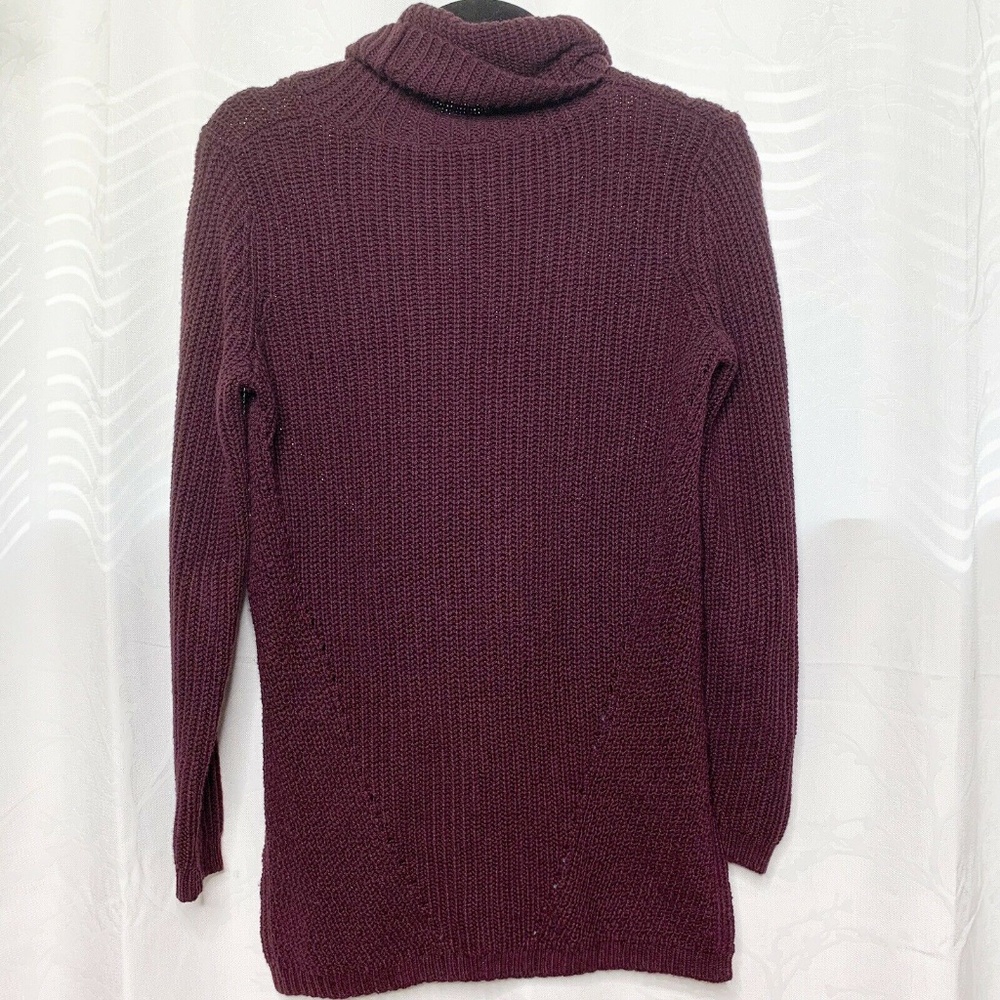Anthropologie Moth High Low Turtleneck Sweater XS - Picture 6 of 7